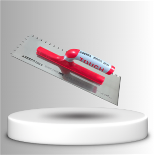 35 cm Open Handle Touch 8x8 Notched Stainless Steel
